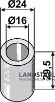 Buchse D24x29,5xD16